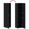 Highboard Czarny Dąb 40 x 42,5 x 185 cm