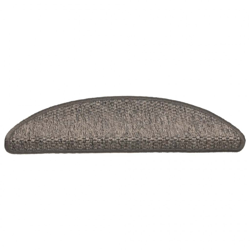 Maty na schody samoprzylepne sizal-look 30 szt. 56x17x3 cm