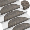 Maty na schody samoprzylepne sizal-look 30 szt. 56x17x3 cm
