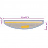 Maty na schody samoprzylepne sizal-look 30 szt. 56x17x3 cm