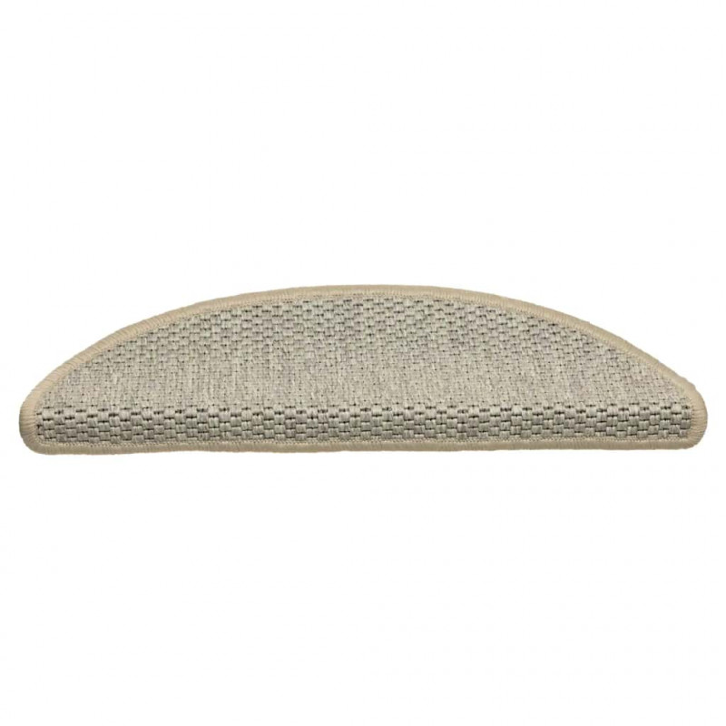 Maty na schody samoprzylepne sizal-look 30 szt. 56x17x3 cm