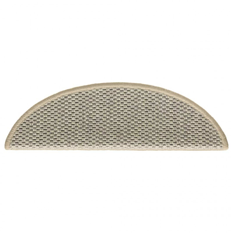 Maty na schody samoprzylepne sizal-look 30 szt. 56x17x3 cm