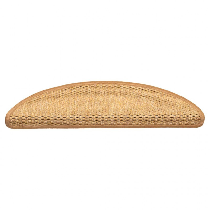 Maty na schody samoprzylepne Sisal-Look 30 szt. 56x17x3 cm