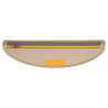 Maty na schody samoprzylepne Sisal-Look 30 szt. 56x17x3 cm