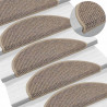 Maty na schody samoprzylepne Sisal-Look 30 szt. 56x17x3 cm