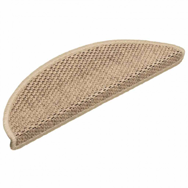 Maty na schody samoprzylepne sizal-look 30 szt. 56x17x3 cm