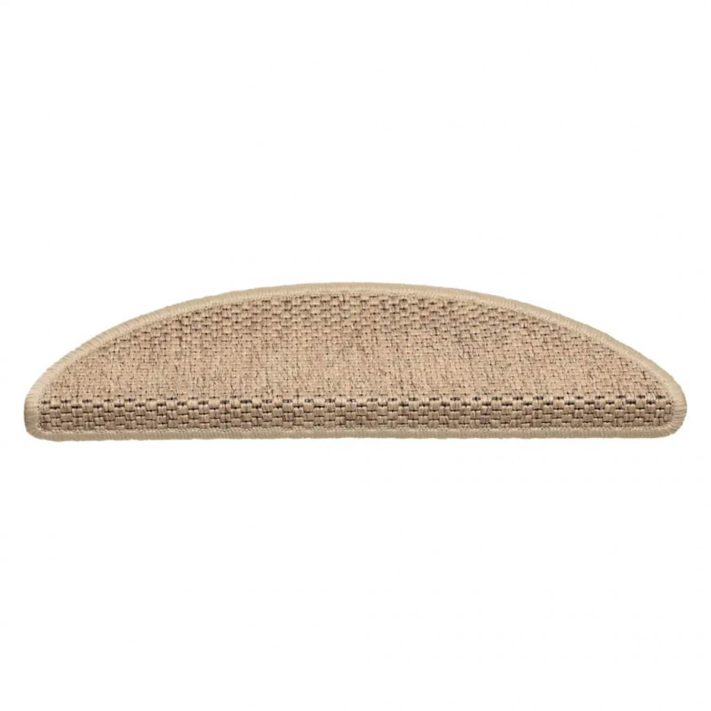Maty na schody samoprzylepne sizal-look 30 szt. 56x17x3 cm