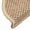 Maty na schody samoprzylepne sizal-look 30 szt. 56x17x3 cm