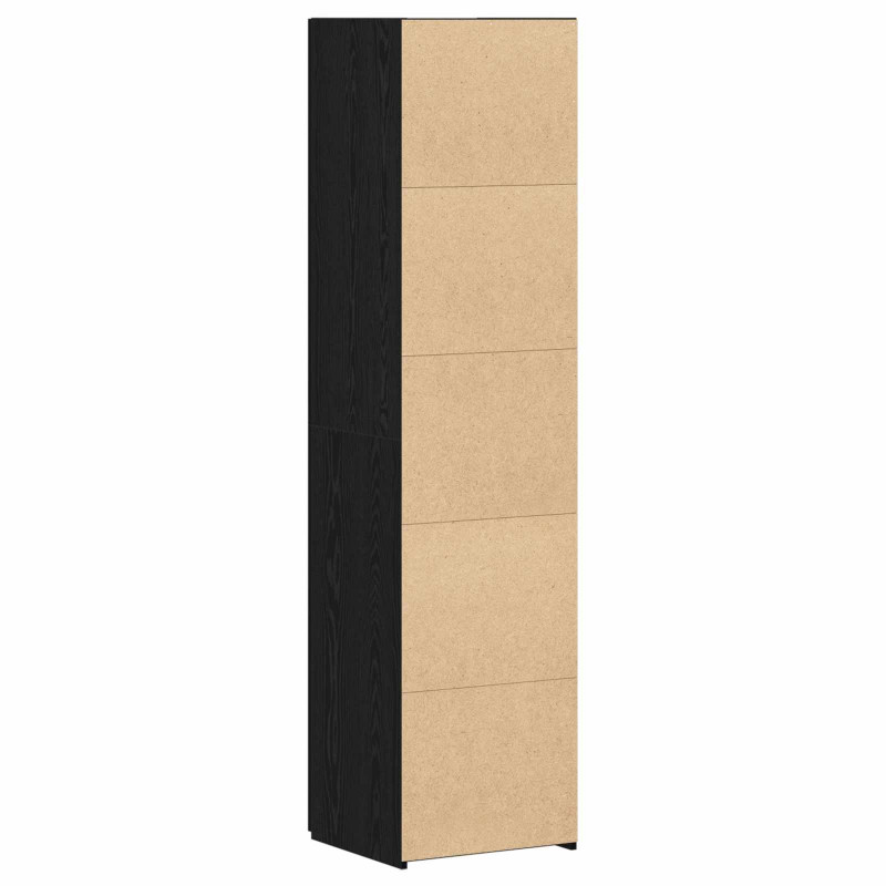Highboard Czarny Dąb 45 x 42,5 x 185 cm