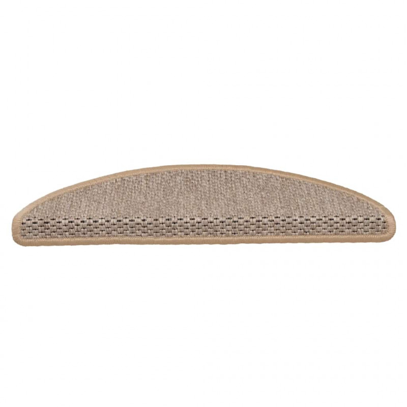 Maty na schody samoprzylepne sizal-look 30 szt. 56x17x3 cm