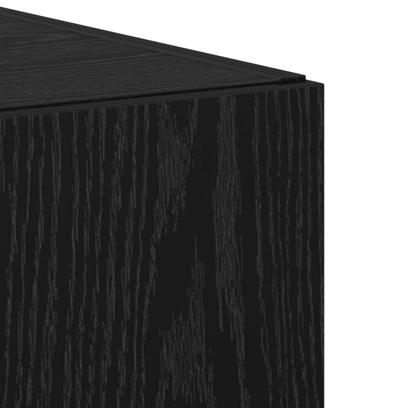 Highboard Czarny Dąb 45 x 42,5 x 185 cm