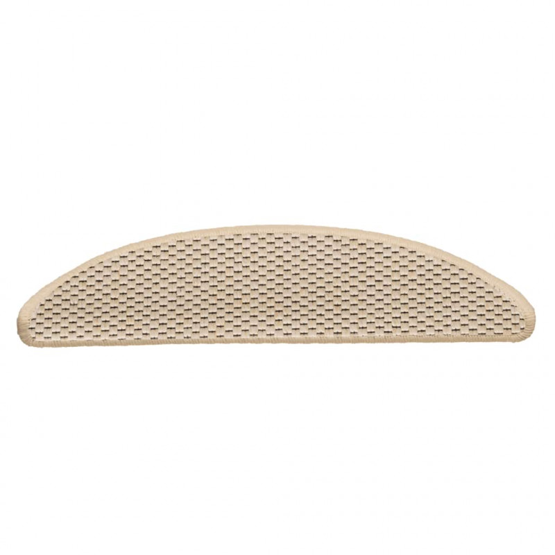 Maty na schody samoprzylepne sizal-look 30 szt. 56x17x3 cm