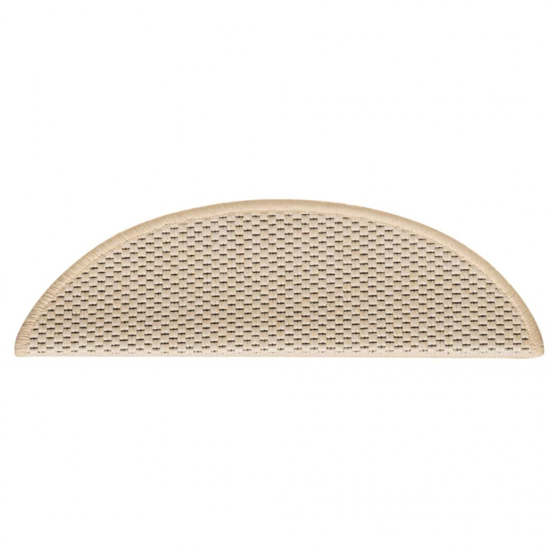 Maty na schody samoprzylepne sizal-look 30 szt. 56x17x3 cm
