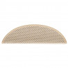 Maty na schody samoprzylepne sizal-look 30 szt. 56x17x3 cm