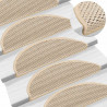 Maty na schody samoprzylepne sizal-look 30 szt. 56x17x3 cm