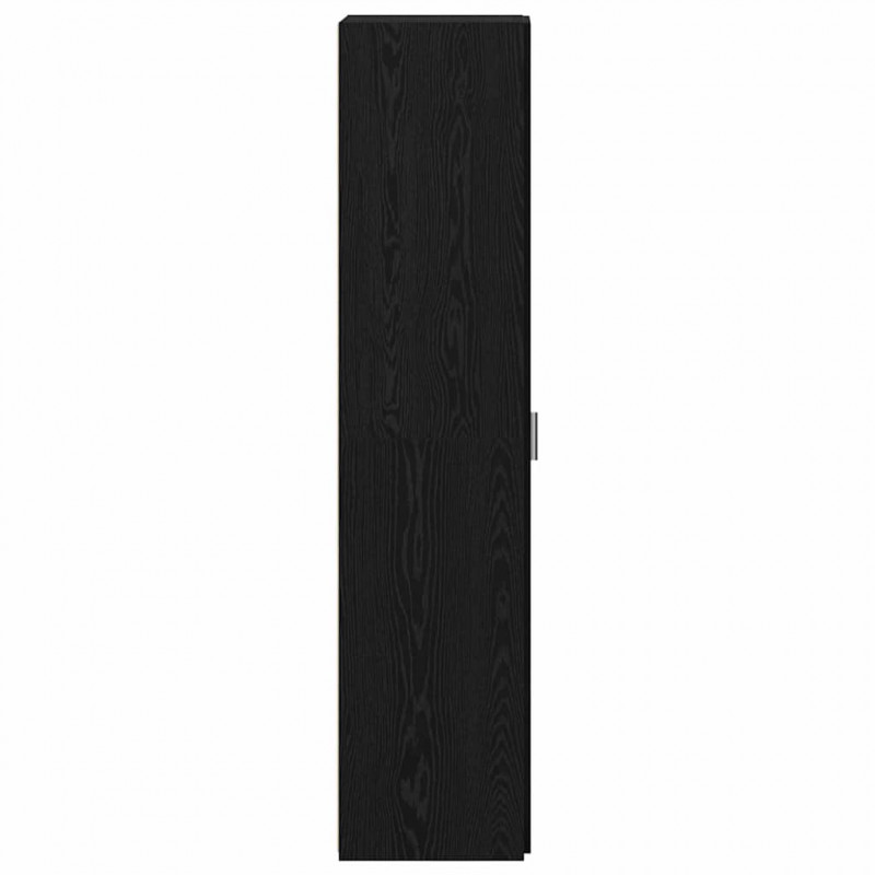 Highboard 2 pcs Czarny Dąb 50 x 42,5 x 185 cm