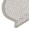 Maty na schody samoprzylepne Sisal-Look 30 szt. 65x21x4 cm