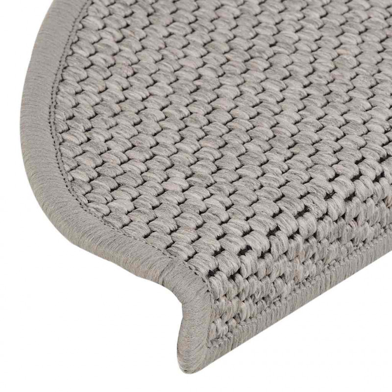 Maty na schody samoprzylepne sizal-look 30 szt. 65x21x4 cm