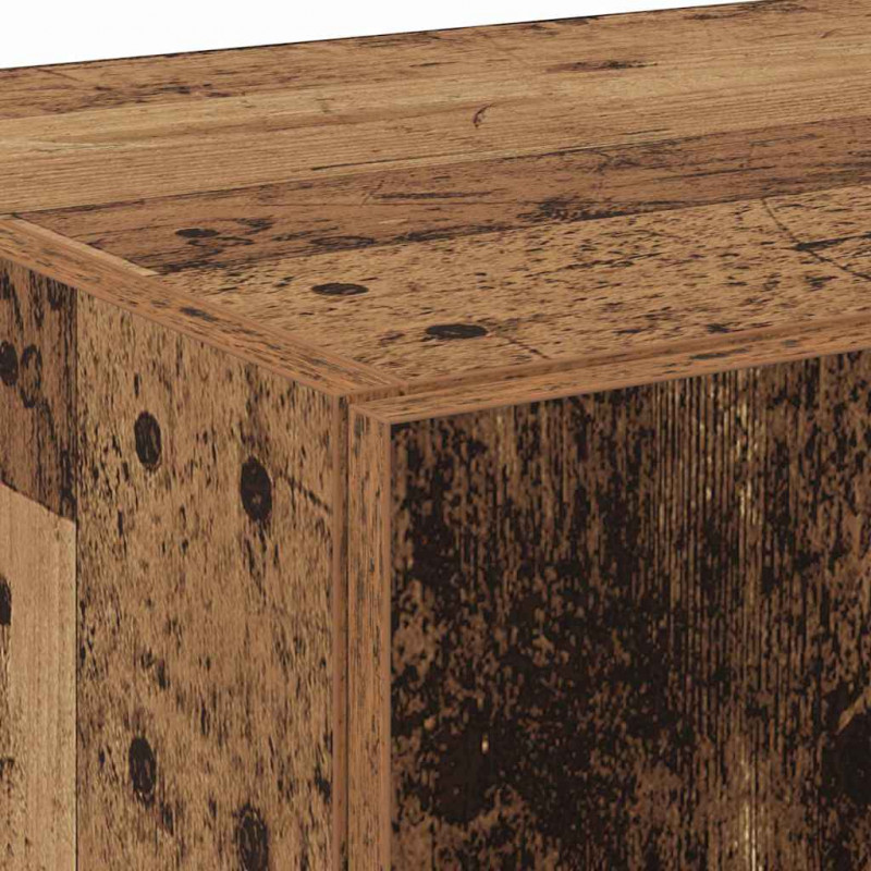 Highboard 2 pcs Stare drewno 70 x 42,5 x 185 cm