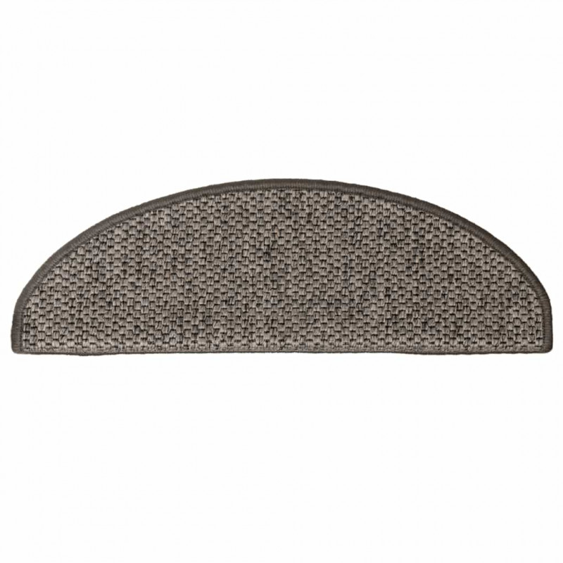 Maty na schody samoprzylepne sizal-look 30 szt. 65x21x4 cm