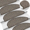 Maty na schody samoprzylepne sizal-look 30 szt. 65x21x4 cm