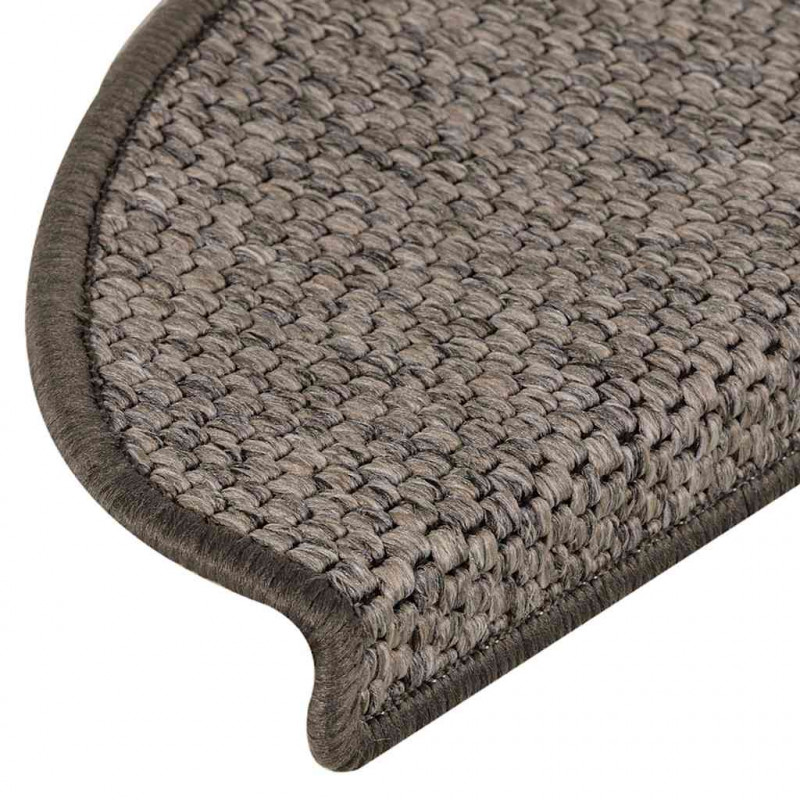 Maty na schody samoprzylepne sizal-look 30 szt. 65x21x4 cm