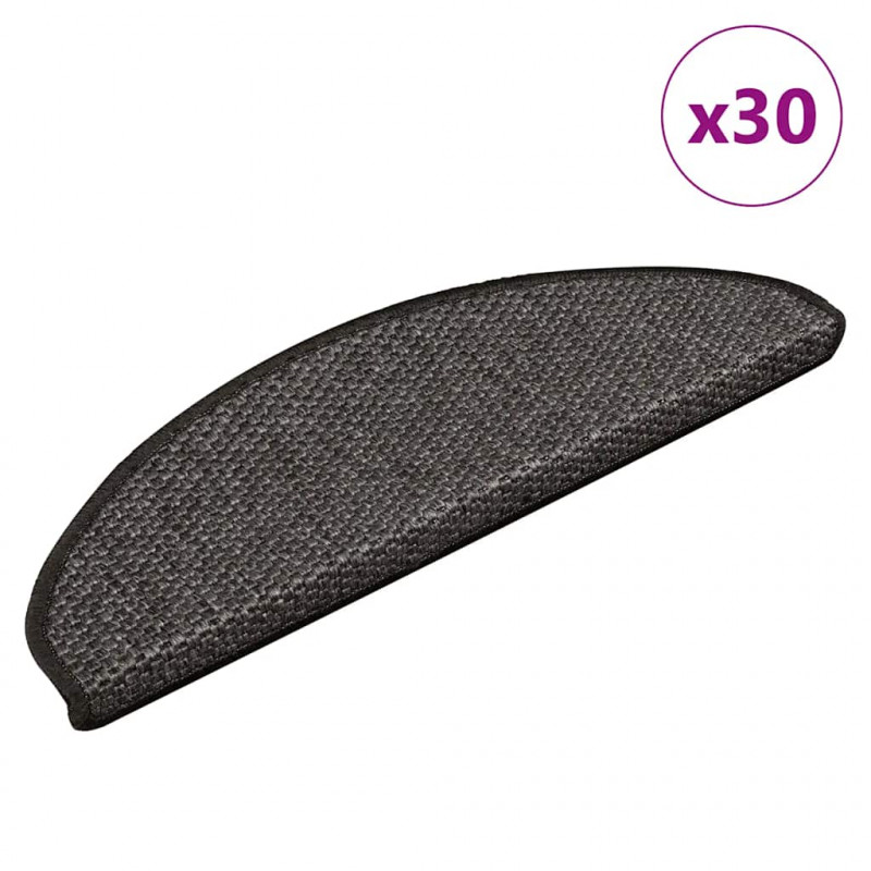 Maty na schody samoprzylepne Sisal-Look 30 szt. 65x21x4 cm