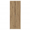 Highboard 2 pcs Dąb rzemieślniczy 70 x 42,5 x 185 cm