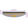 Maty na schody samoprzylepne sizal-look 30 szt. 65x21x4 cm
