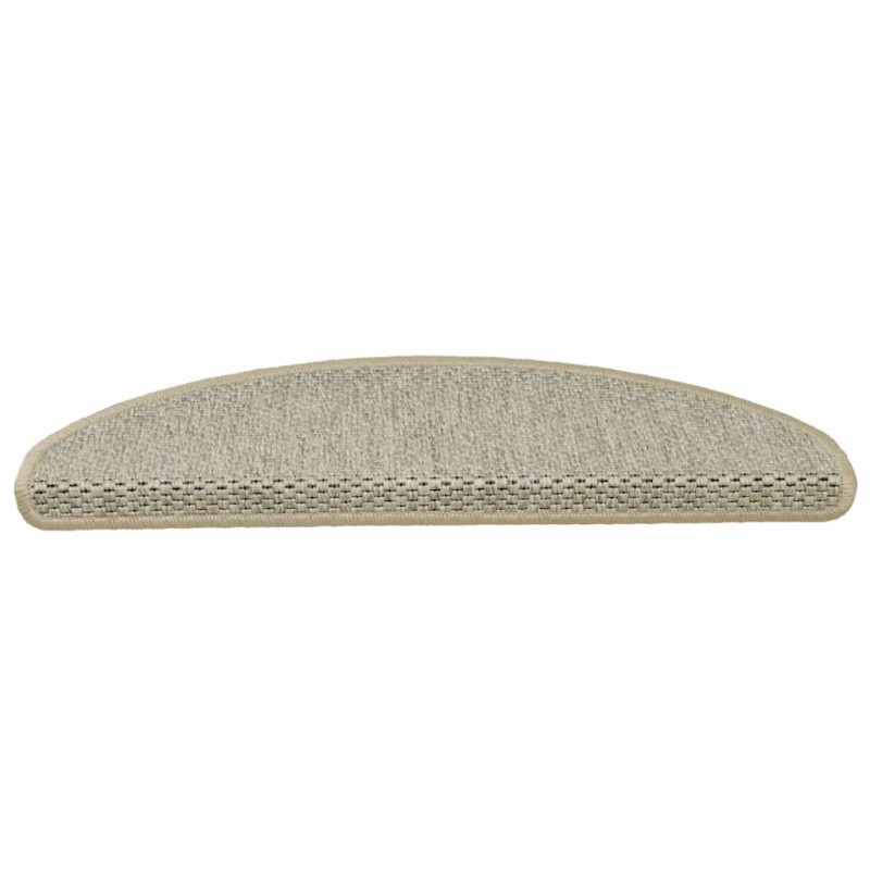 Maty na schody samoprzylepne sizal-look 30 szt. 65x21x4 cm