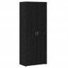 Highboard 2 pcs Czarny Dąb 70 x 42,5 x 185 cm