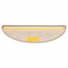 Maty na schody samoprzylepne sizal-look 30 szt. 65x21x4 cm