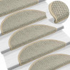 Maty na schody samoprzylepne sizal-look 30 szt. 65x21x4 cm