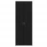Highboard 2 pcs Czarny Dąb 70 x 42,5 x 185 cm