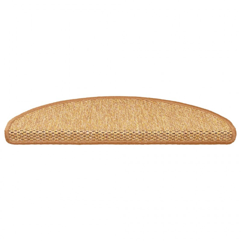 Maty na schody samoprzylepne Sisal-Look 30 szt. 65x21x4cm Sisal