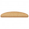 Maty na schody samoprzylepne Sisal-Look 30 szt. 65x21x4cm Sisal