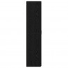 Highboard 2 pcs Czarny Dąb 70 x 42,5 x 185 cm