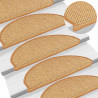 Maty na schody samoprzylepne Sisal-Look 30 szt. 65x21x4cm Sisal