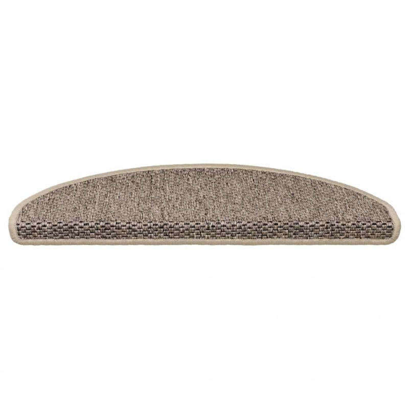 Maty na schody samoprzylepne sizal-look 30 szt. 65x21x4 cm