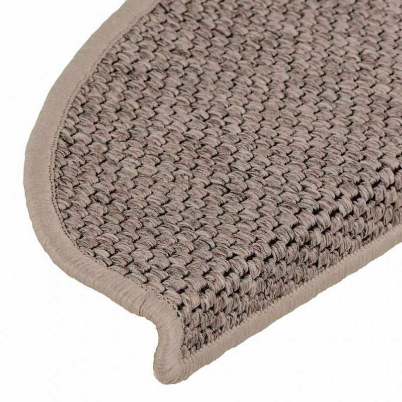 Maty na schody samoprzylepne sizal-look 30 szt. 65x21x4 cm