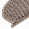 Maty na schody samoprzylepne sizal-look 30 szt. 65x21x4 cm