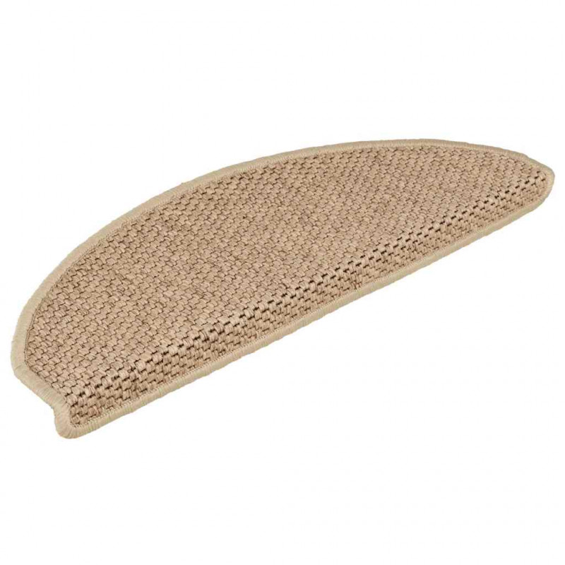 Maty na schody samoprzylepne sizal-look 30 szt. 65x21x4 cm
