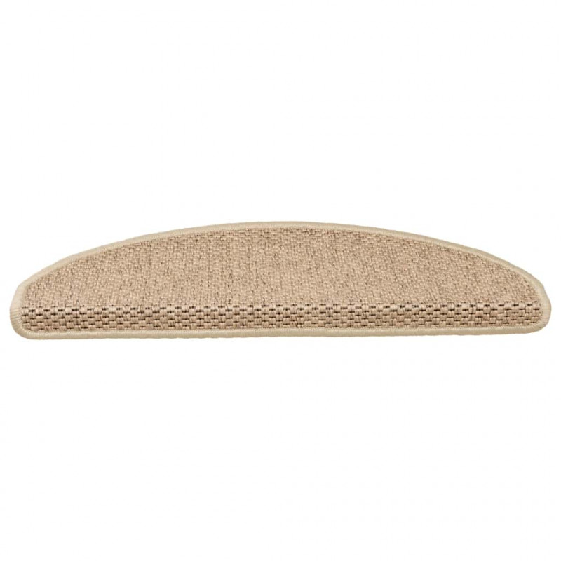 Maty na schody samoprzylepne sizal-look 30 szt. 65x21x4 cm