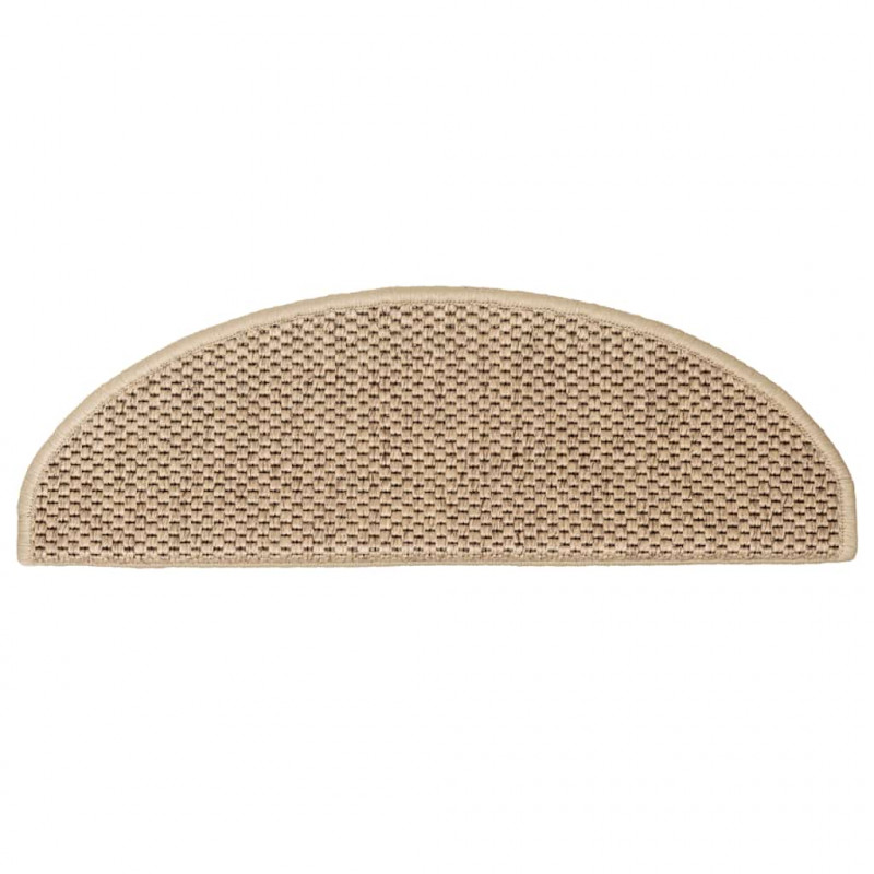 Maty na schody samoprzylepne sizal-look 30 szt. 65x21x4 cm