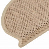 Maty na schody samoprzylepne sizal-look 30 szt. 65x21x4 cm