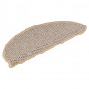 Maty na schody samoprzylepne sizal-look 30 szt. 65x21x4 cm