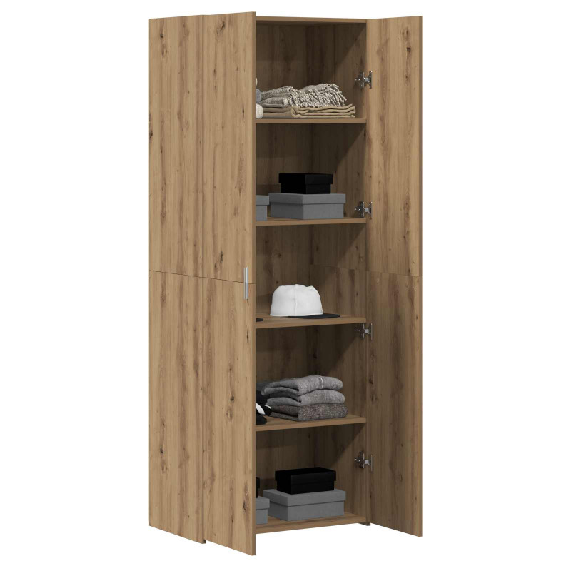 Highboard dąb artisan 70 x 42.5 x 185 cm