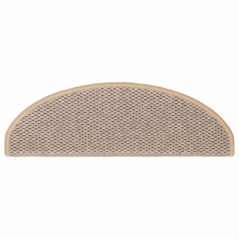 Maty na schody samoprzylepne sizal-look 30 szt. 65x21x4 cm