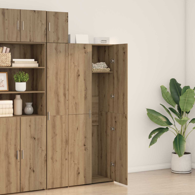 Highboard dąb artisan 70 x 42.5 x 185 cm