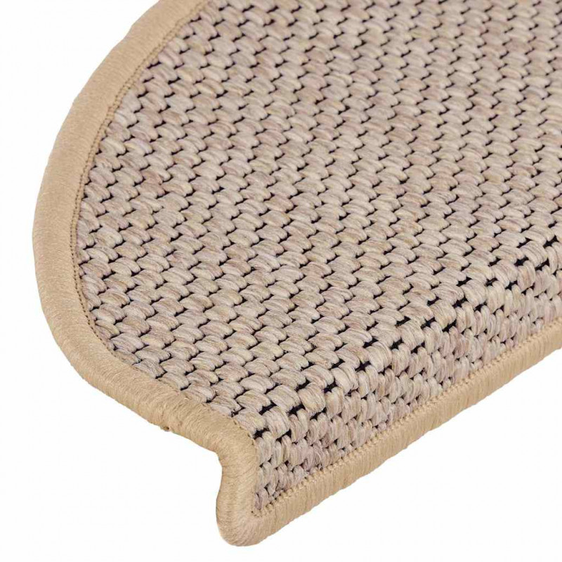 Maty na schody samoprzylepne sizal-look 30 szt. 65x21x4 cm
